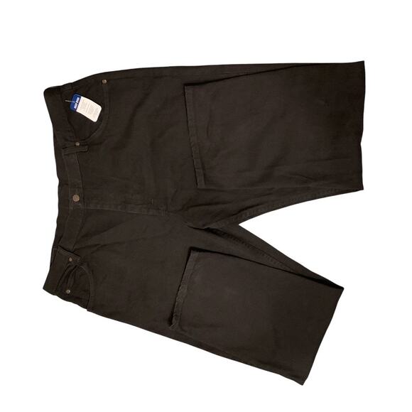 Wrangler Five Star Relaxed Fit Jeans Black Size 42x30 Men’s Durable Cotton - Picture 2 of 10